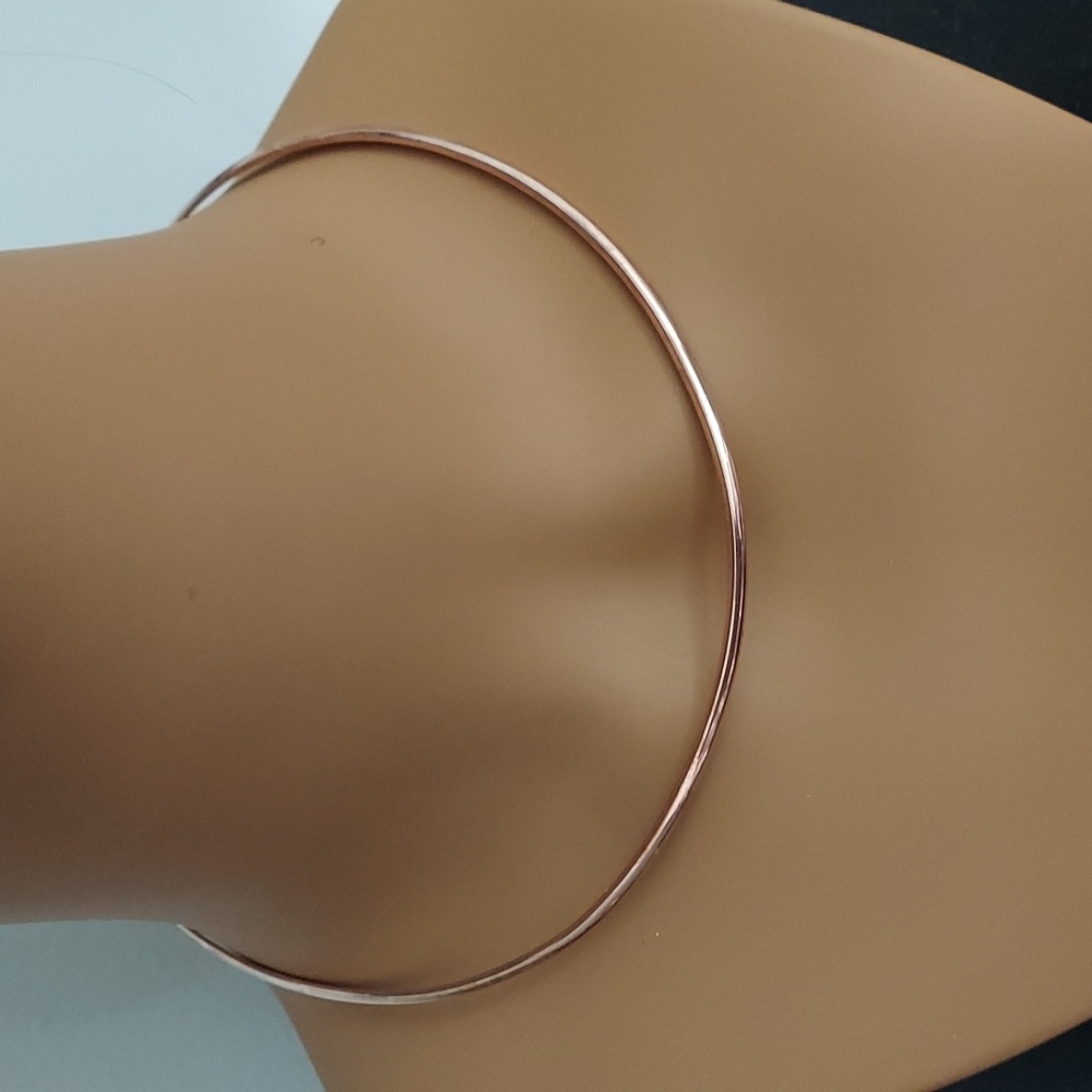 Jay King Copper metal cuff choker Necklace
